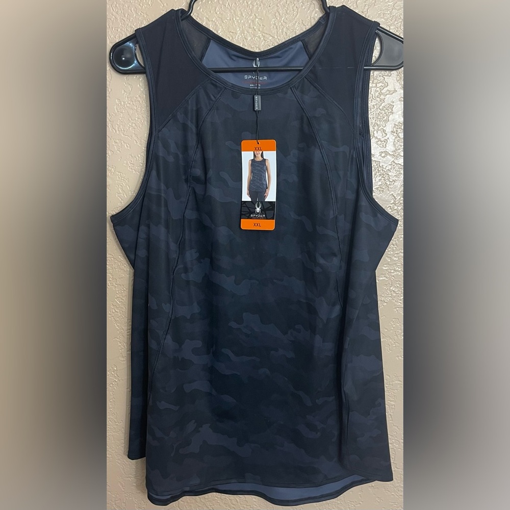 Spyder Active XXL Black Women’s Tank Top New